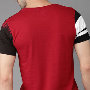 Fábrica personalizada Puff Imprimir Logo Algodón Liso Fitness Oversized Hip-hop Streetwear Hombres Logo Impreso Camiseta - Product Image 6