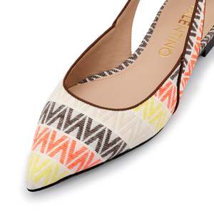 Ballerines Valentino avec nœud en écharpe, blanc/multicolore - Product Image 5