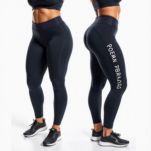 Leggings de sport de compression sans couture pour femmes pantalons de survêtement taille haute à séchage rapide Gym Fitness Yoga entraînement dames vêtements de fitness - Product Image 4
