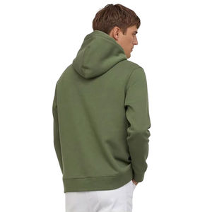 Pull-over chaud d'hiver pour hommes, sweat-shirt à capuche personnalisé 100% coton avec col rond et capuche doublée vierge - Product Image 3