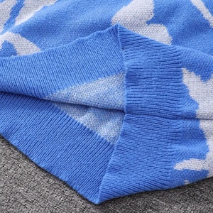 เสื้อสเวตเตอร์คอกลมผ้าฝ้าย100% ทรงหลวมใส่สบายมาใหม่สำหรับฤดูหนาว - Product Image 4