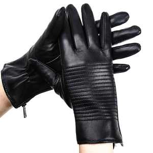 Guantes de cuero genuino de invierno suave de alta calidad para mujer para uso diario informal fiestas cálidos de moda al por mayor viajes al aire libre - Product Image 3