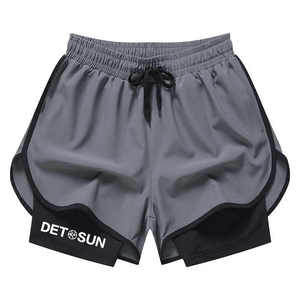 กางเกงออกกำลังกายขาสั้นสำหรับผู้ชายกางเกงขาสั้นสำหรับใส่วิ่งกางเกงออกกำลังกายขาสั้นสำหรับผู้ชายมาใหม่โลโก้ออกแบบได้ตามต้องการฤดูร้อน2022 - Product Image 4