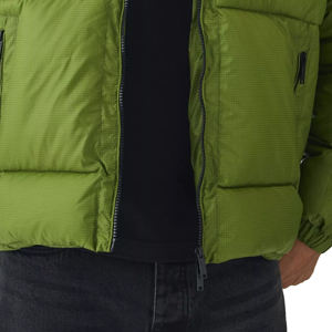Blouson matelassé pour homme à capuche long et fin devant décontracté été imperméable respirant prix d'usine 2026 - Product Image 3