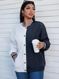 Nouvelle arrivée 2026 Veste universitaire pour femme en cuir d'agneau de qualité supérieure Veste d'hiver de style lettreman Respirante et chaude - Product Image 3