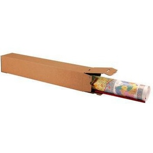 Single-Wall Corrugated <b>Cardboard</b> <b>Box</b> Quattropack Premium 105x105x1100mm Brown Automatic Sealing Pack of 10 - Product Image 1