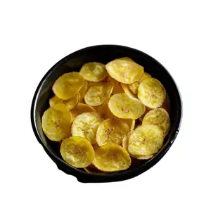 Batatas fritas de banana secas 100% orgânicas, batatas fritas orgânicas de alta qualidade a melhor preço do fornecedor no Vietnã