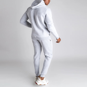 Survêtements pour hommes de qualité supérieure pantalons de survêtement deux pièces costumes hiver sweat à capuche zippé décontracté Fitness Jogging pantalons de sport ensembles - Product Image 5