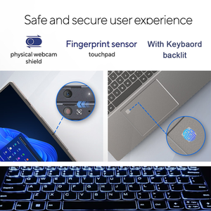 Portátil Intel Nuevo con Envío Rápido, Retroiluminación RGB, Diseño Ultrafino para Negocios, Distribución en Inglés, 16 GB de RAM, Almacenamiento SSD+HDD en Venta - Product Image 6