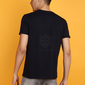 บริการขายส่ง ODM OEM เสื้อยืดแขนสั้นผู้ชาย ผ้าฝ้าย/ใยไผ่ รับออกแบบโลโก้ พิมพ์ลายสกรีน คุณภาพสูง - Product Image 3