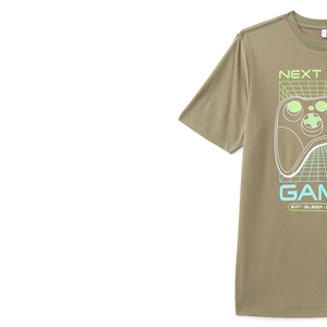 Camiseta Premium para Hombre, Manga Corta, Cuello Redondo, Algodón Jersey, Estampado Geométrico Informal, Transpirable, Corte Regular - Product Image 3