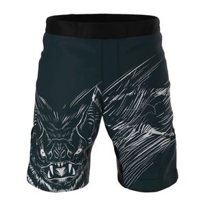 Venta al por mayor OEM personalizado MMA Fight Shorts Unisex UFC entrenamiento competición sublimación pantalones cortos ropa de boxeo 100% poliéster duradero - Product Image 5