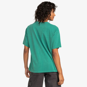 T-shirt à épaules tombantes pour femmes coupe régulière 100% coton décontracté haut vierge doux confortable t-shirt uni Logo personnalisé OEM usine en gros - Product Image 2