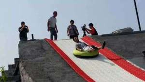 Bán buôn nhân tạo tuyết thể thao thảm khô trượt tuyết dốc ngoài trời trong nhà thể thao nhựa sàn - Product Image 3