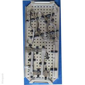 Ensemble de Stérilisation d'Instruments d'Artroscopie pour Épaule, Fixation de la Colonne Vertébrale, Vis Pédiaculaires, Détresseurs et Retracteurs Lombaires en Acier Inoxydable - Product Image 4