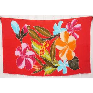 ผ้าซิ่นฮาวายพิมพ์ลายด้วยมือ คุณภาพเยี่ยม 100% ผลิตจากผ้าเรยอน รับผลิตตามสั่ง ขายส่งชุดชายหาด ปกปิดตัว สำหรับหมู่เกาะเอเชียแปซิฟิก รุ่น HPGU066-04-200 - Product Image 1