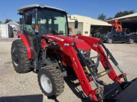 Tracteur Massey Ferguson 2850M 2022 à transmission hydrostatique avec chargeur frontal pour usage agricole - Tracteur utilitaire à transmission par engrenages agricoles