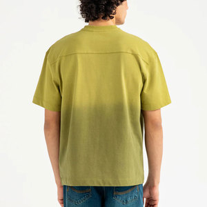 T-shirts pour hommes simples et unis, couleur unie, poche sur le devant, coupe classique, design personnalisé, polyester/coton, écologiques, séchage rapide - Product Image 2