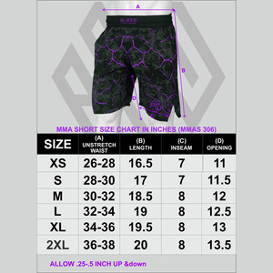 Blaze fight Gear Bjj Boxing short para hombres fighting jym Workout ropa de artes marciales NO GI shorts tela ligera a bajo precio - Product Image 5