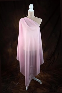 Tela de Chifón Ligera de Color Rosa Suave de 59'' y 180g/m para Confección de Vestidos de Novia, Batas, Bolsos, Fieltro y Ropa de Cama - Product Image 4