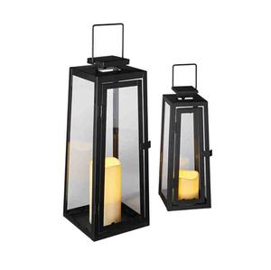 Artistic modern <b>large</b> metal <b>candle</b> lantern handcrafted decorative contemporary steel iron aluminum unique piece for gallery use - Product Image 4