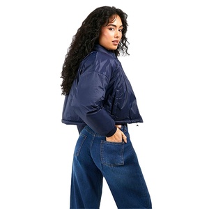 เสื้อแจ็คเก็ตผู้หญิงสำหรับฤดูหนาว น้ำหนักเบา ผลิตจากโพลีเอสเตอร์ 100% ระบายอากาศได้ดี ไซส์ใหญ่ ออกแบบได้ตามสั่ง ขายส่ง เสื้อผ้าสตรีทแวร์สำหรับผู้หญิง - Product Image 3