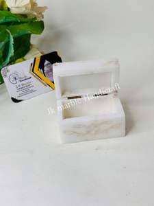 Best Quality Marble Inlay Work Natural Spot Jewelry <b>Box</b> Customizable Style Durable-Wholesale Best Price - Product Image 4