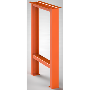 Struttura del banco da lavoro 800 x 80 x 608 mm AxLxP per piano di lavoro - Product Image 2