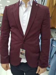 Trajes de Hombre Personalizados de Negocios, Trajes Elegantes de Corte Regular con Solapa de Chal, Blazers para Hombre al Mejor Precio - Product Image 2