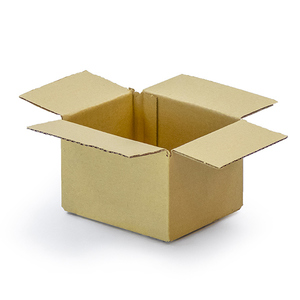 Cajas de Cartón Corrugado Rígido de Pared Simple Reciclables, 152x127x102 mm, Forma de Avión, para Bebidas y Vajilla - Product Image 1