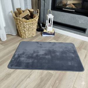Alfombra de Piel Sintética de Felpa Moonbeam Grafit, Antideslizante, Suave, 60x50 cm - Product Image 3