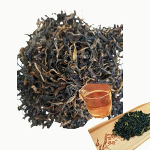 Árbol viejo taiwanés Té de brotes morados Primera cosecha de primavera Infundido con limón para un hermoso tono rosa hojas de té sueltas - Product Image 1