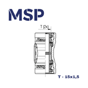 90515015 - CONECTOR DE TUBO ABC Raufoss - Piezas y Accesorios para Remolques - MSP Export - Product Image 3