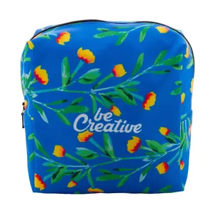 CreaBeauty Personalized RPET Square L <b>Toiletry</b> Bag Custom Merchandise Trousse - Product Image 5