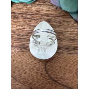 Reda Galvan Moonstone & Sterling Silver <b>Ring</b> Size 8-Trendy Adjustable Gift for Kids - Product Image 5