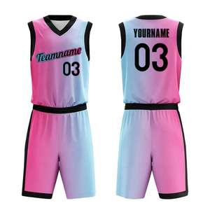 Conjunto de Uniforme de Baloncesto para Hombre al por Mayor, Logotipo Personalizado Impreso, Ropa Deportiva de Alta Calidad, Uniforme de Baloncesto Profesional - Product Image 1