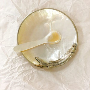 Cuillères à caviar artisanales en nacre, ustensiles naturels exquis et non toxiques pour des dîners élégants, cadeaux gourmands - Product Image 2