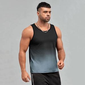 Venta al por mayor Mark Última Moda Hombres Blanco Sin Mangas Suave al Tacto Gimnasio Camisetas sin mangas de secado rápido en el precio más barato - Product Image 2