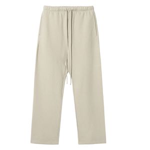 Pantalon de survêtement unisexe en coton polaire de haute qualité personnalisé grande taille décontracté style hiver respirant avec devant plat pour hommes et femmes - Product Image 2