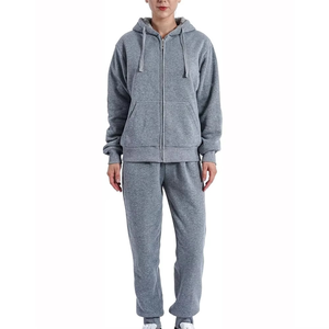 Conjunto Deportivo de Invierno para Mujer, Sudadera Corta con Capucha y Pantalones Jogger, al por Mayor, Moderno, Elegante, Casual, para el Estilo de Vida Diario - Product Image 6