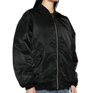 เสื้อแจ็กเก็ตกันลมคอวีสำหรับผู้หญิง, เสื้อแจ็กเก็ตกันลม100% เสื้อผ้าแนวสตรีทที่มีสไตล์กระดุมด้านหน้าสำหรับฤดูใบไม้ร่วงและฤดูหนาว - Product Image 4