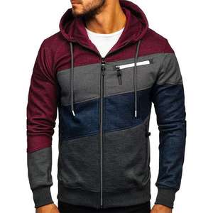 Sudaderas con capucha con cremallera completa de color de alta calidad personalizadas Zip Ups Oversized Blank Heavyweight Zip up Hoodie - Product Image 1