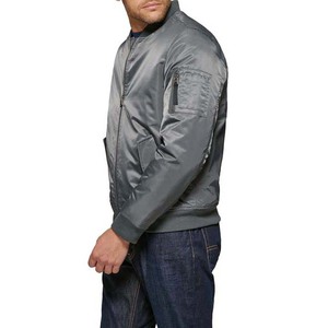 Chaqueta de Béisbol con Letras para Hombre, Estilo Casual, Diseño de Logotipo Personalizado, Bordado Impreso, Cierre de Cremallera, Poliéster, Algodón, Estilo Universitario - Product Image 3