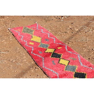 Alfombra Moderna de Lana Rosa, Poliéster y Seda, Jacquard, Tejida a Mano, de Tejido Plano, Ecológica, Lavable, para Viajes y Uso Doméstico - Product Image 5