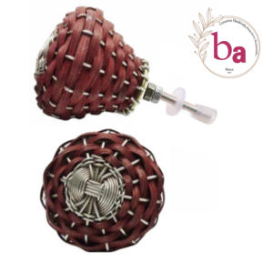 Tiradores de armario de cajón de Metal tejido de bambú moderno diseño Retro Vintage para cocina dormitorio baño sala de estar armario - Product Image 1