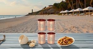 Venta al por mayor de cobre, metal, menta, Julep Cup, accesorios para bebidas, utensilios de cocina para el hogar, paquete de 4 - Product Image 6