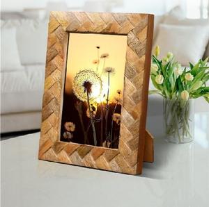 Premium Quality MDF Board <b>Photo</b> <b>Frame</b> With Natural Bone Design & Brass Border Decorative <b>Photo</b> <b>Frame</b> For Home Hotel Room Office - Product Image 2