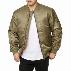 Customized Logo Printing New Design <b>Lightweight</b> Full Sleeves <b>Men</b> Bomber <b>Jacket</b> Zipper Closure Winter Wear <b>Men</b> Bomber <b>Jacket</b> - Product Image 2