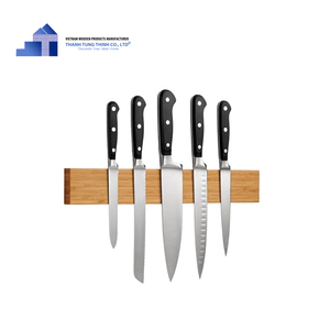 ชั้นวางมีดแบบพกพาที่ทำจากไม้ที่วางมีดทำจากไม้สำหรับห้องครัวผลิตในเวียดนาม - Product Image 6