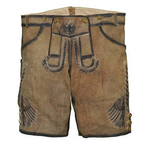 Oktoberfest Lederhosen Cuir Short Bavarois Traditionnel Allemand Leatherhosen 2025 - Product Image 6